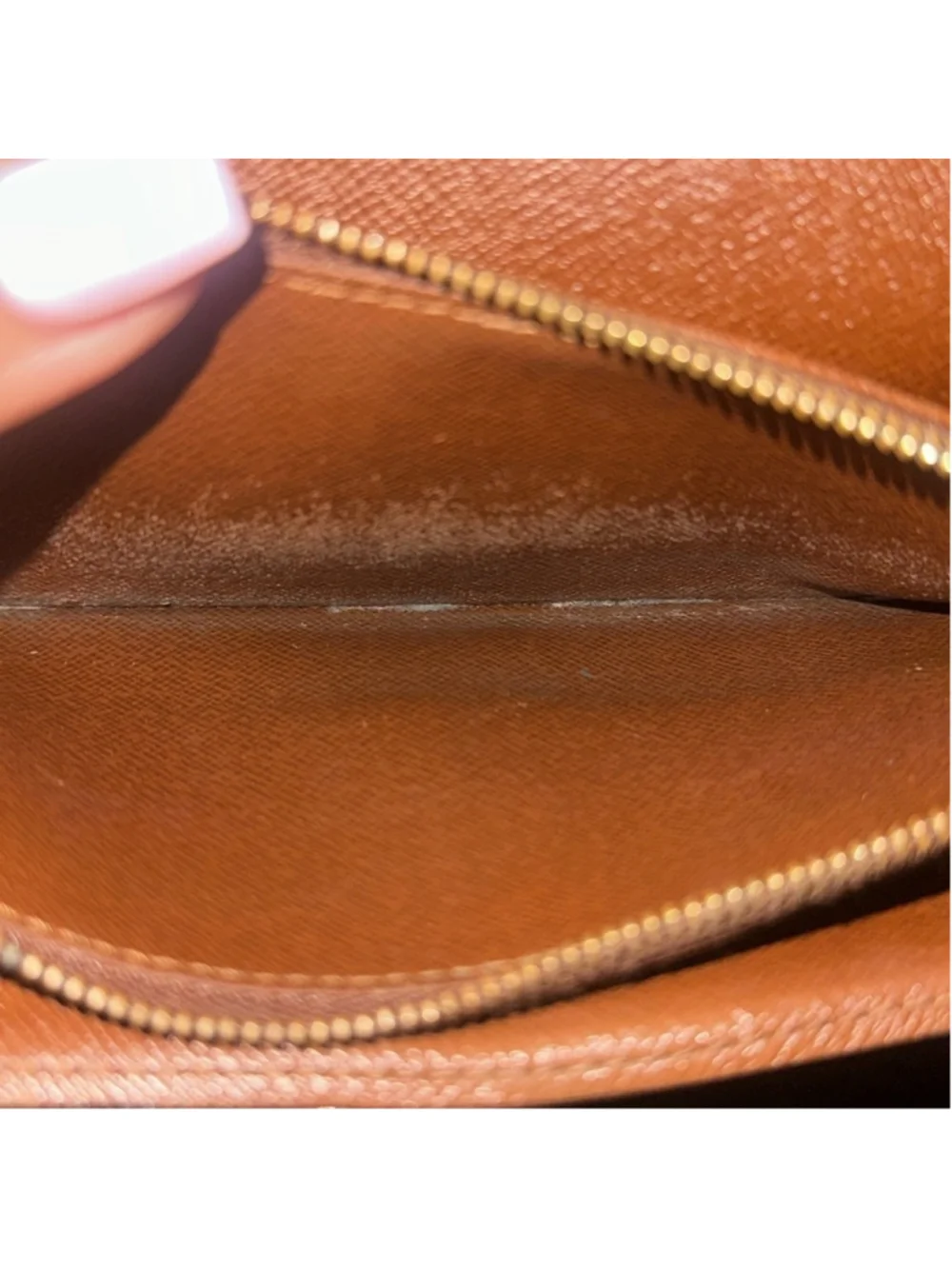 Authentic Louis Vuitton Brown long Sarah Monogram Wallet with certificate